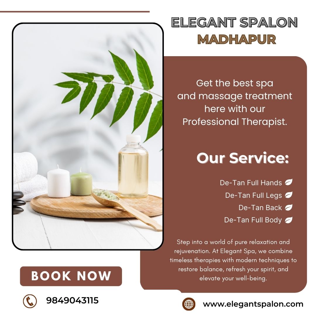 Relaxing spa for stress relief in Madhapur