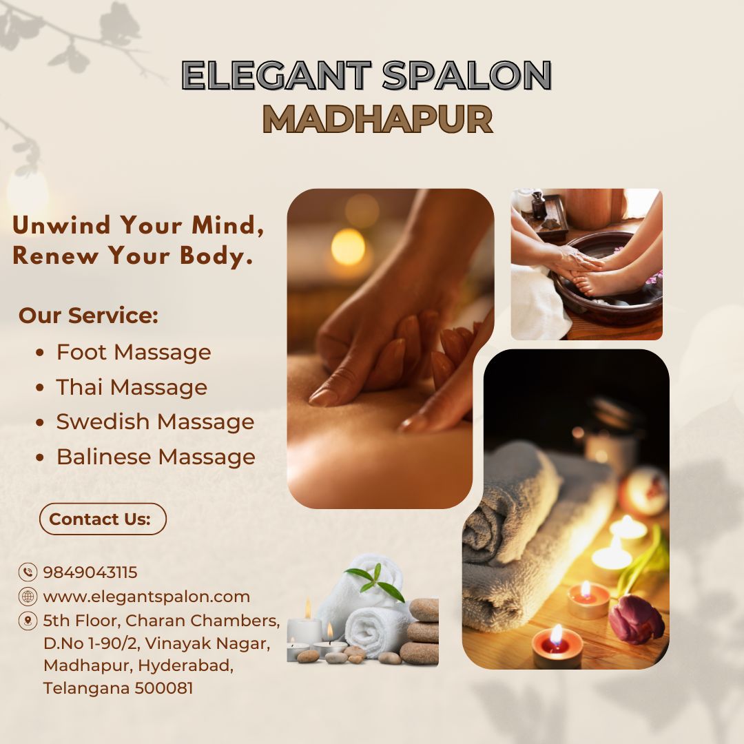 Relaxation Spa Near Kondapur Hyderabad | Elegant Spalon